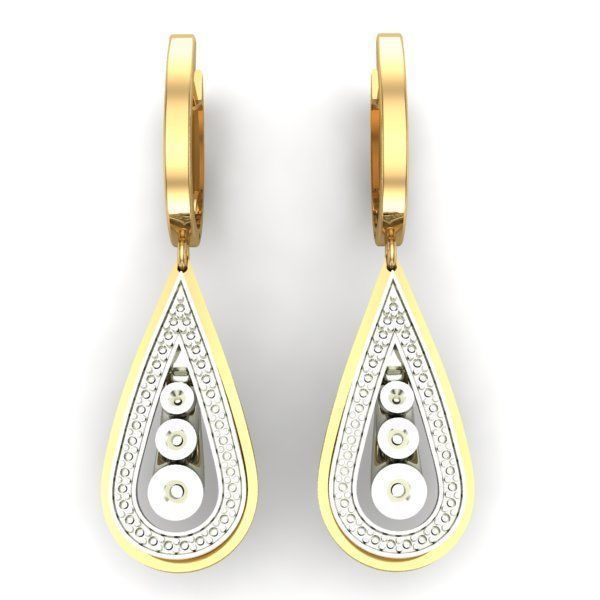 WOMAN SET RING AND EARRINGS 3D Model Collection_6