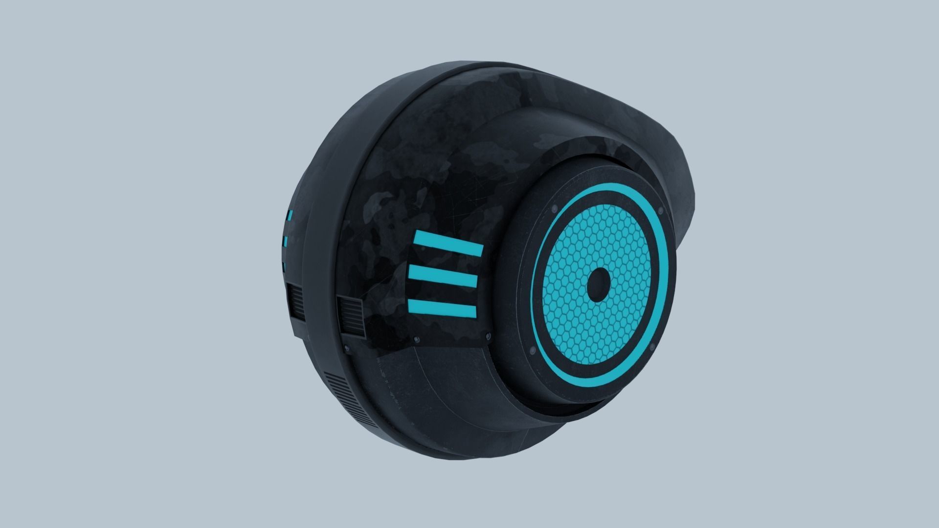 Drone Rockie Free low-poly 3D model_1