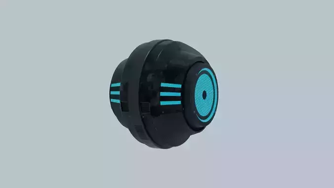 Drone Rockie Free low-poly 3D model