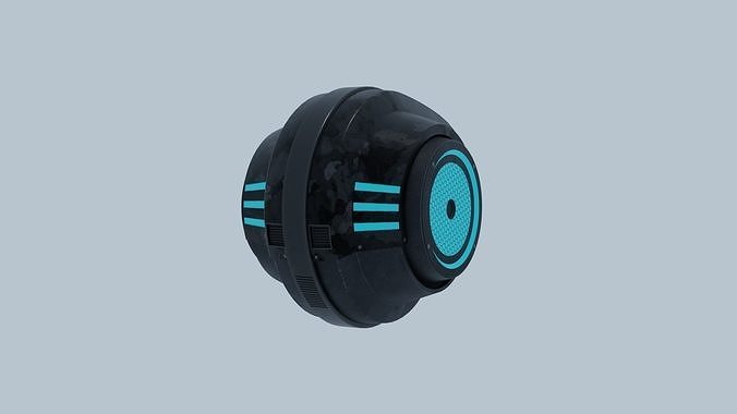 Drone Rockie Free low-poly 3D model