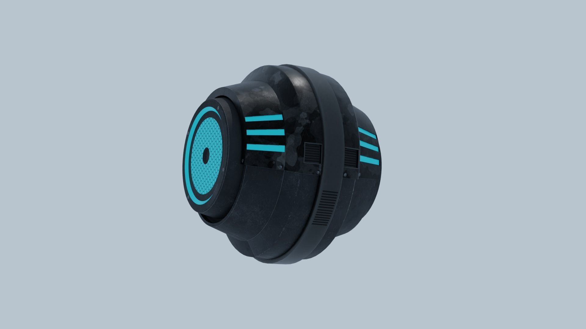 Drone Rockie Free low-poly 3D model_5