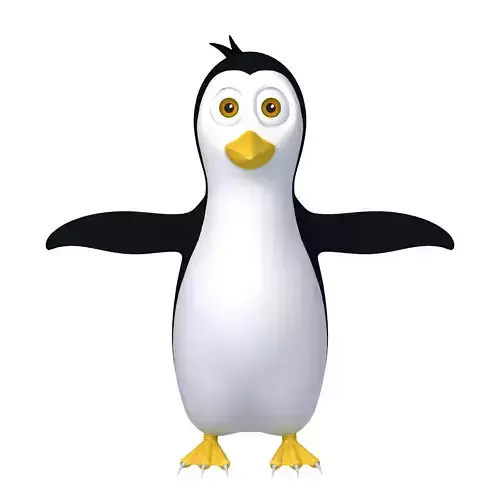 Penguin Cartoon 3D model