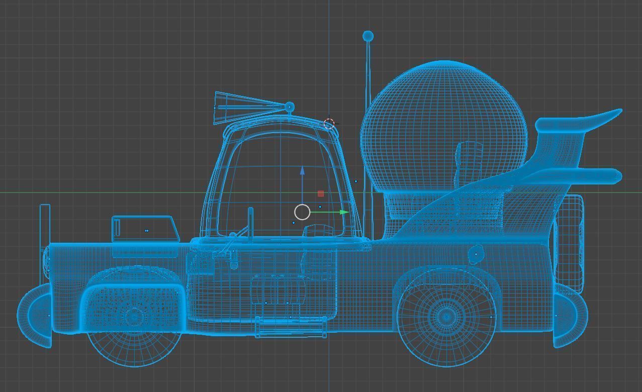 Car Homer Simpson 3D 3D model_6