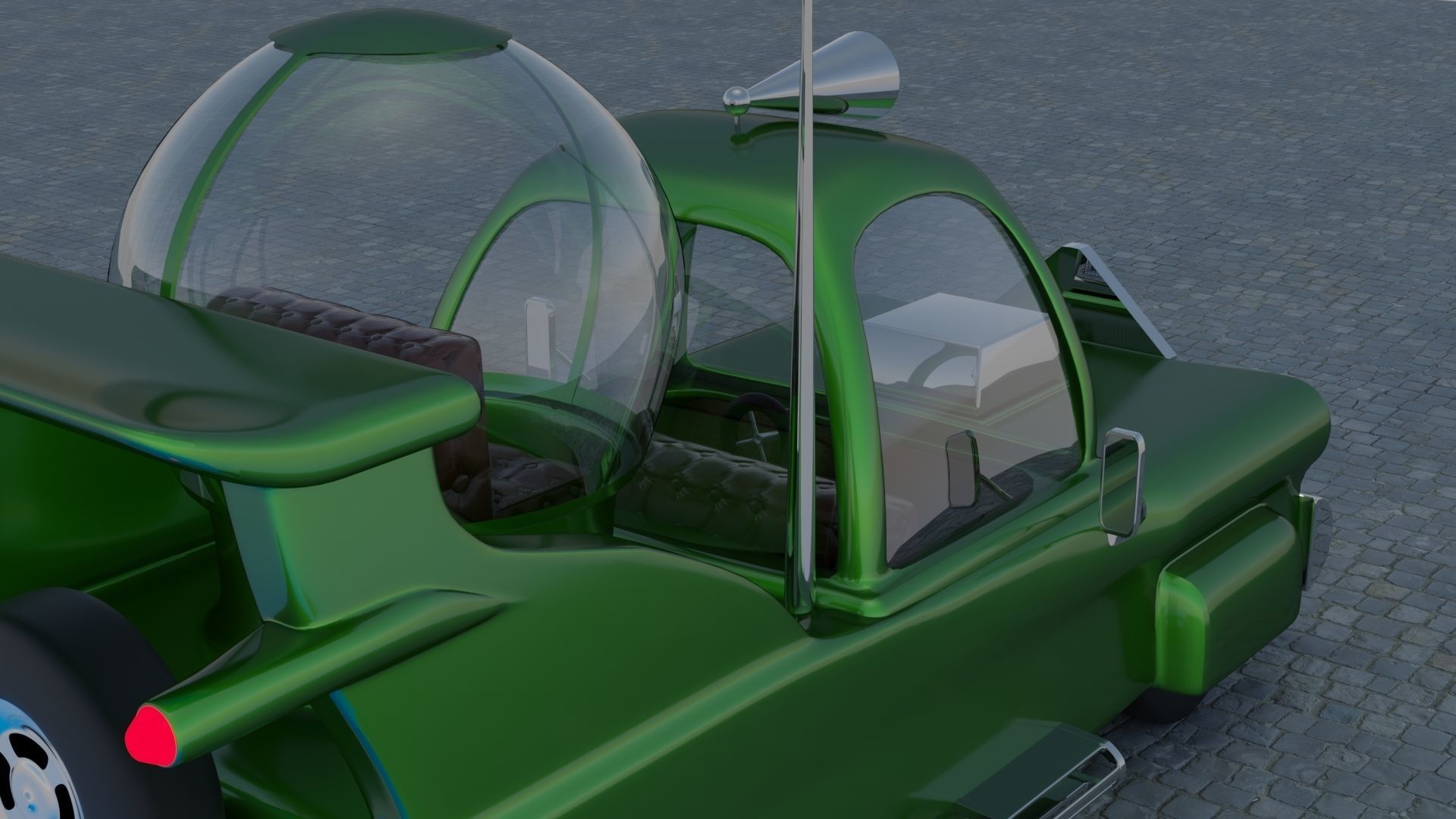 Car Homer Simpson 3D 3D model_5