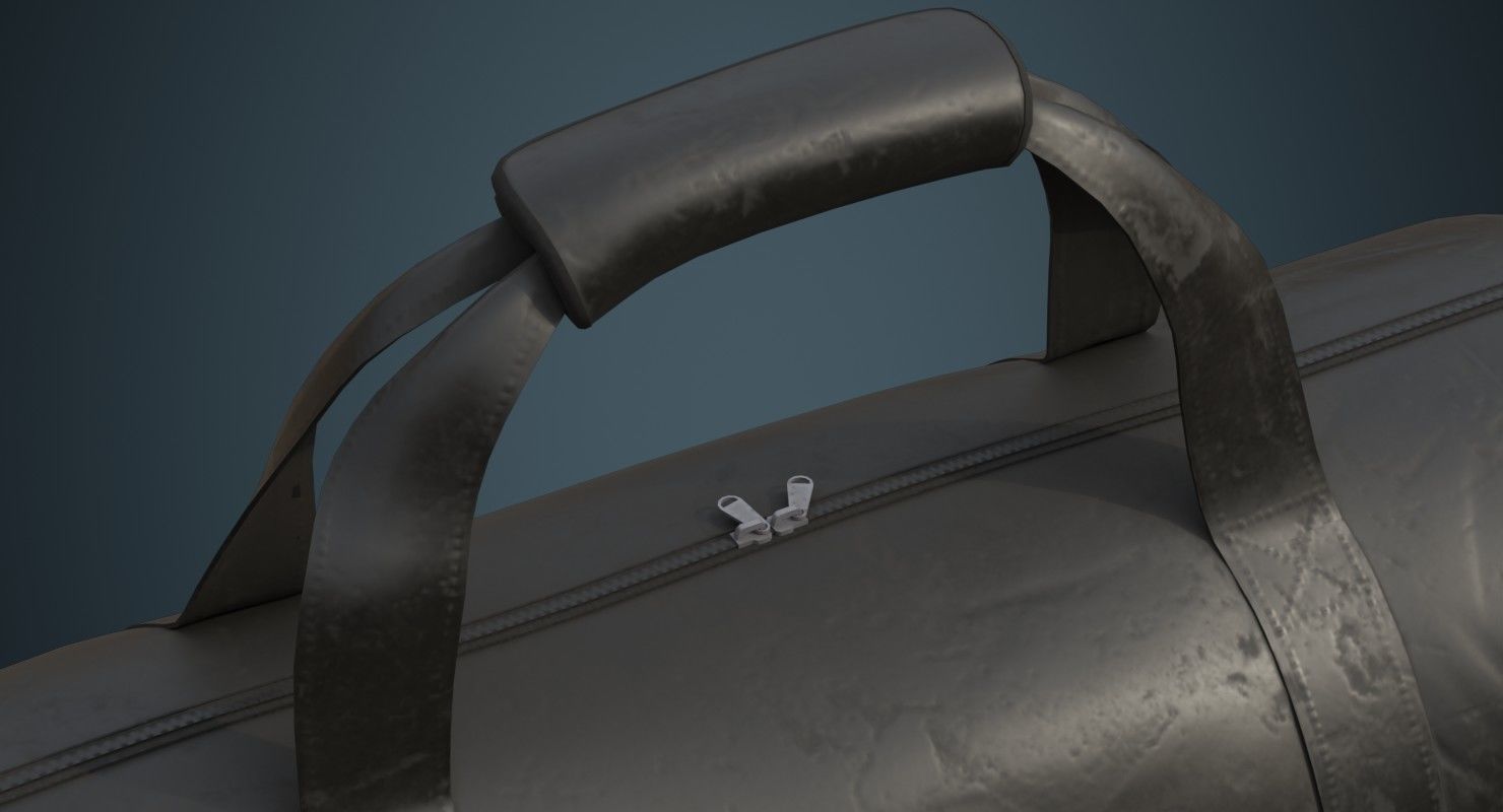 Gym Bag 1B Low-poly 3D model_8