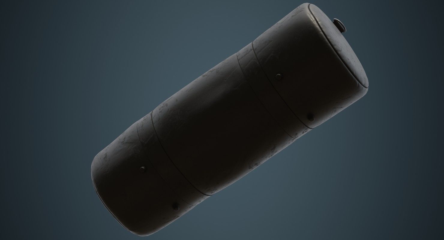 Gym Bag 1B Low-poly 3D model_7