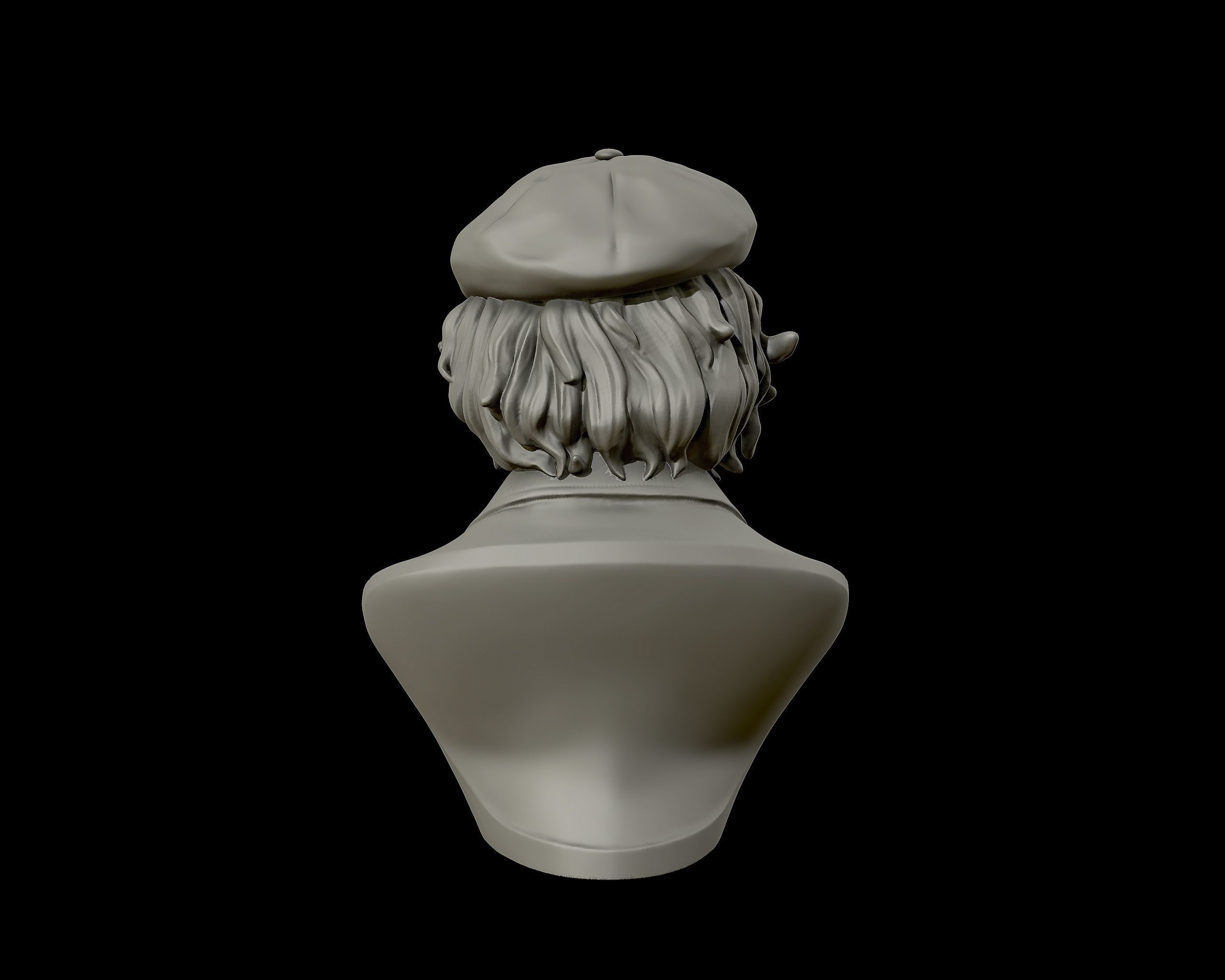 Che Guevara 3D Portrait Sculpture 3D print model_15