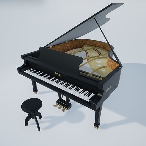 Piano FAZIONI Low-poly 3D model