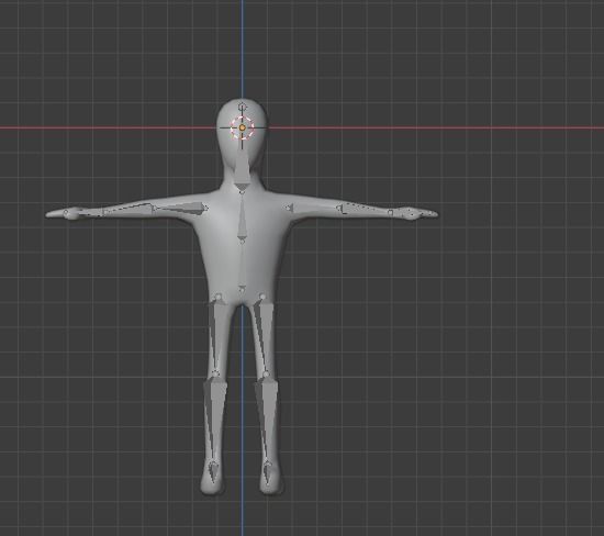 Low-Poly Base Character Free low-poly 3D model_4