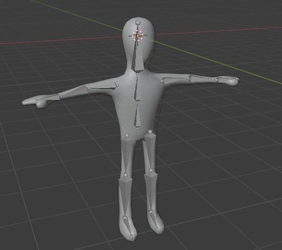 Low-Poly Base Character Free low-poly 3D model_1