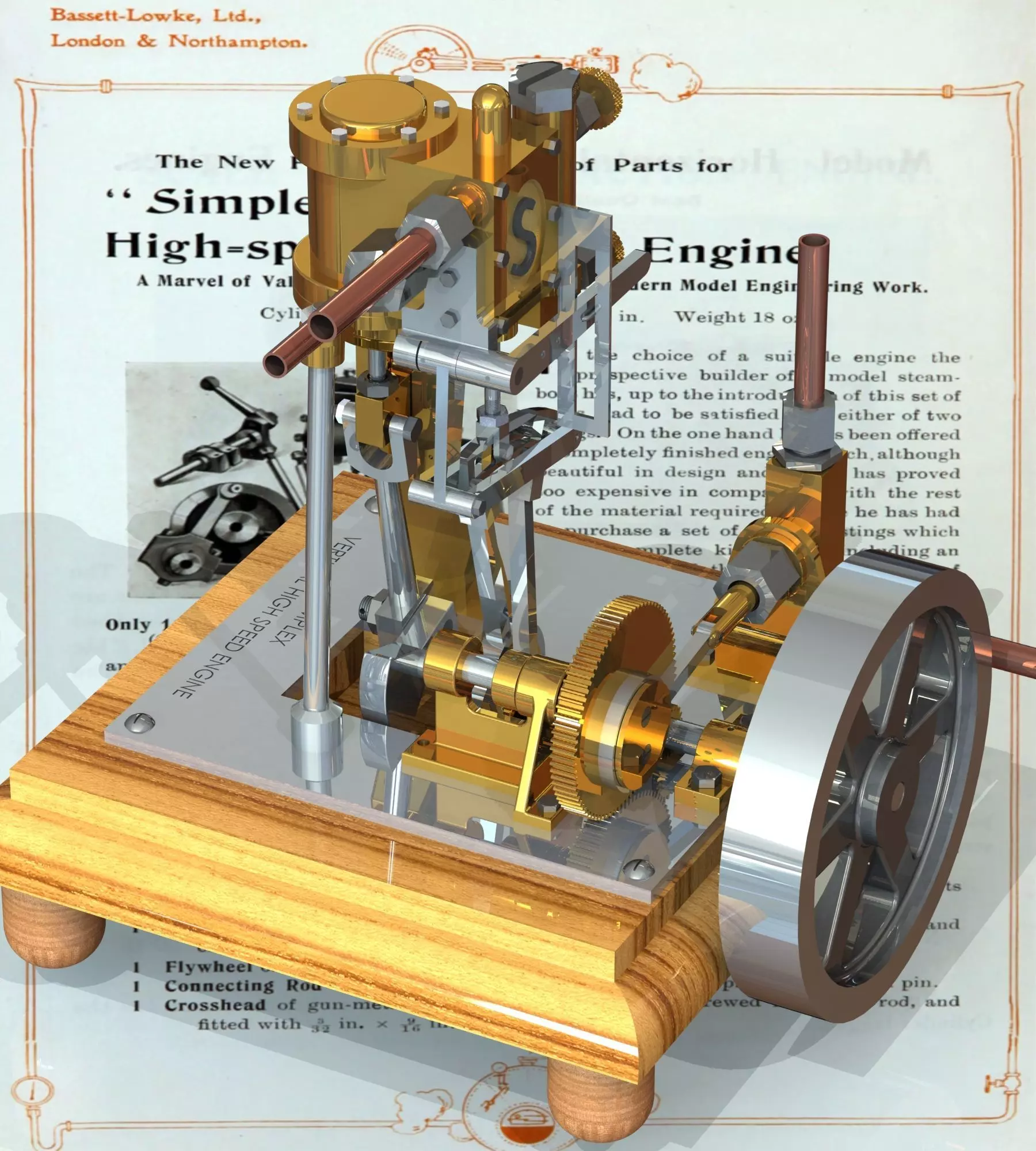 steam-engine steam engine Free 3D model_0