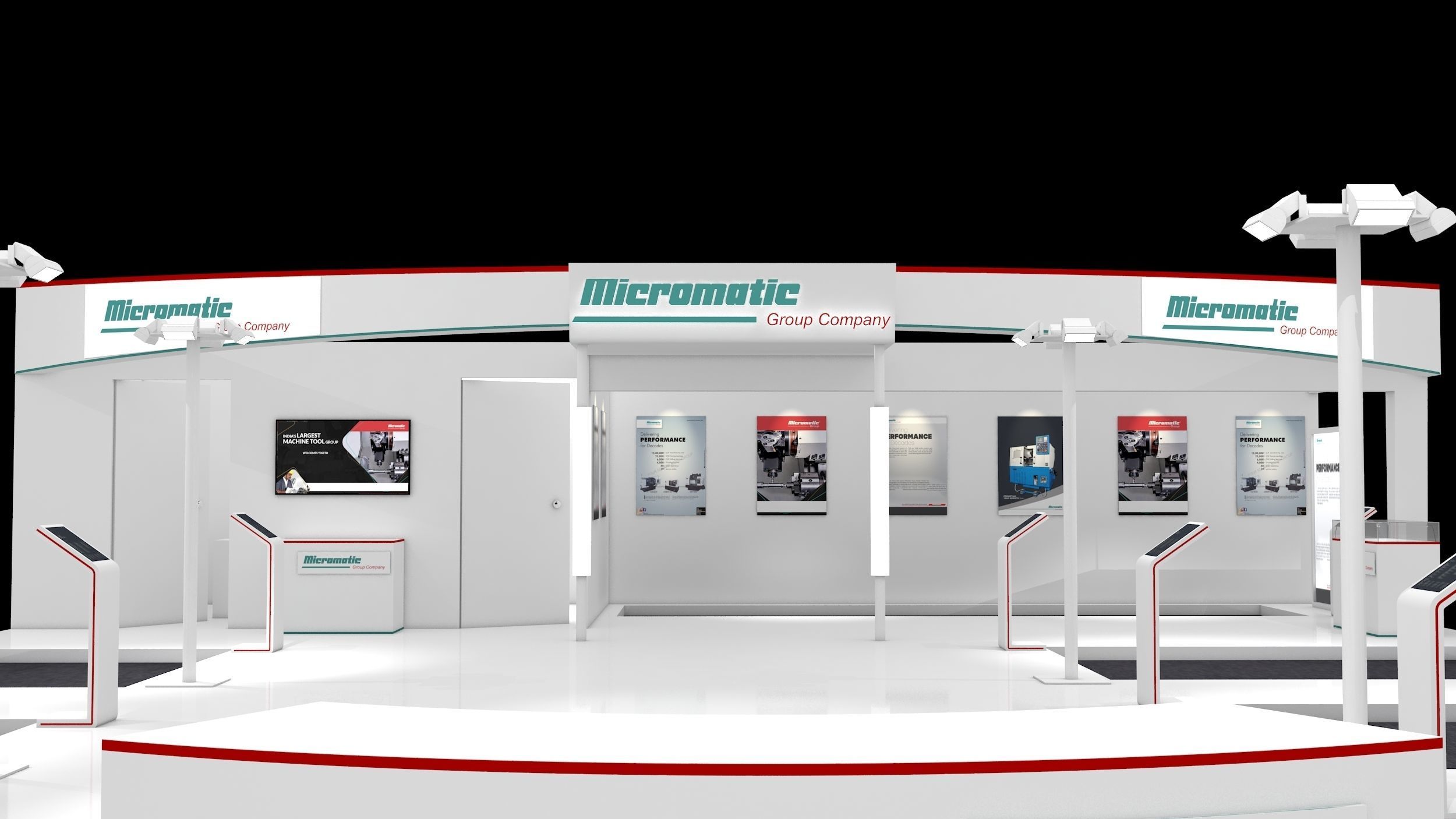 Exhibition Booth 3D model_9