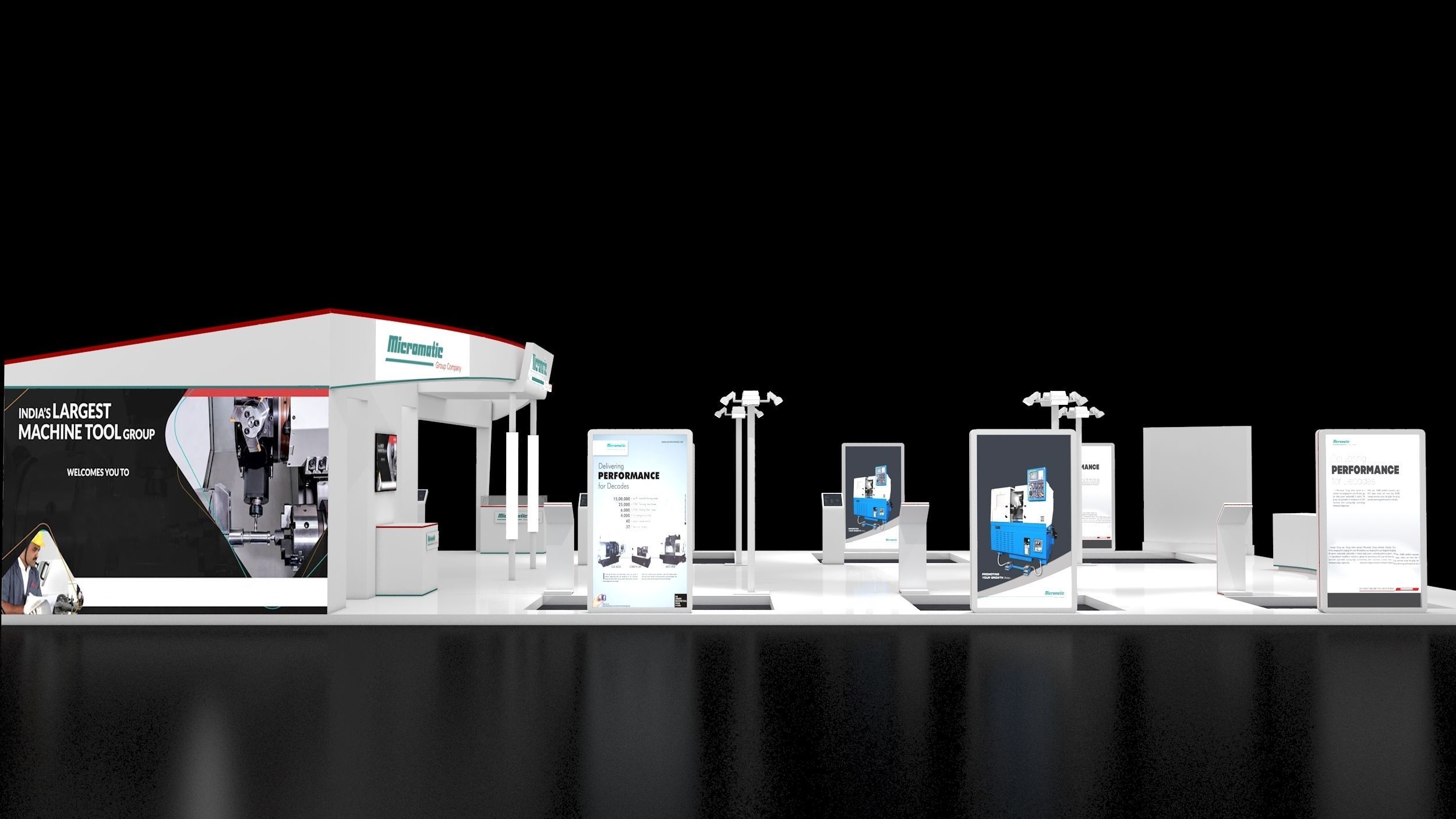 Exhibition Booth 3D model_3