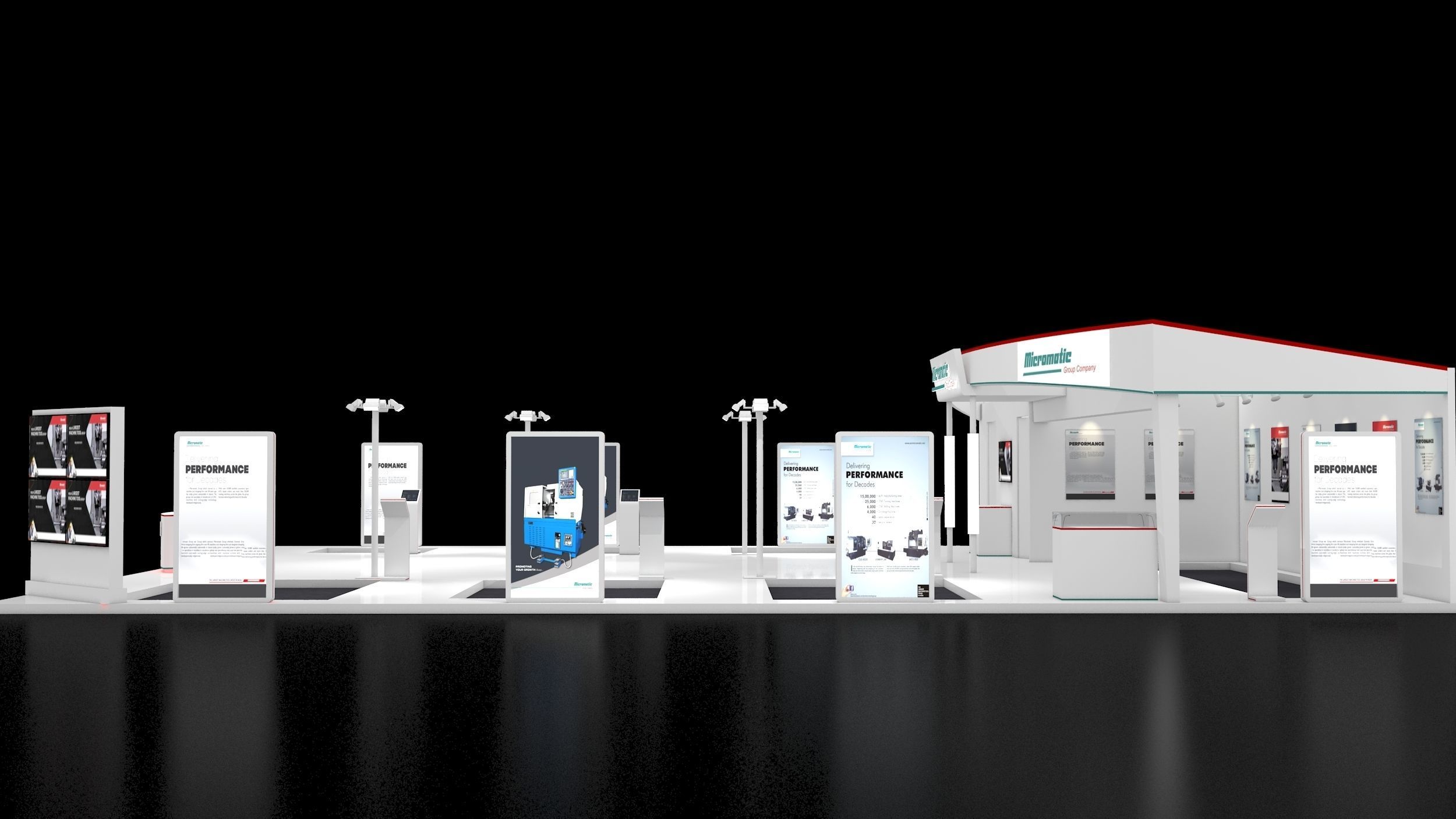 Exhibition Booth 3D model_4