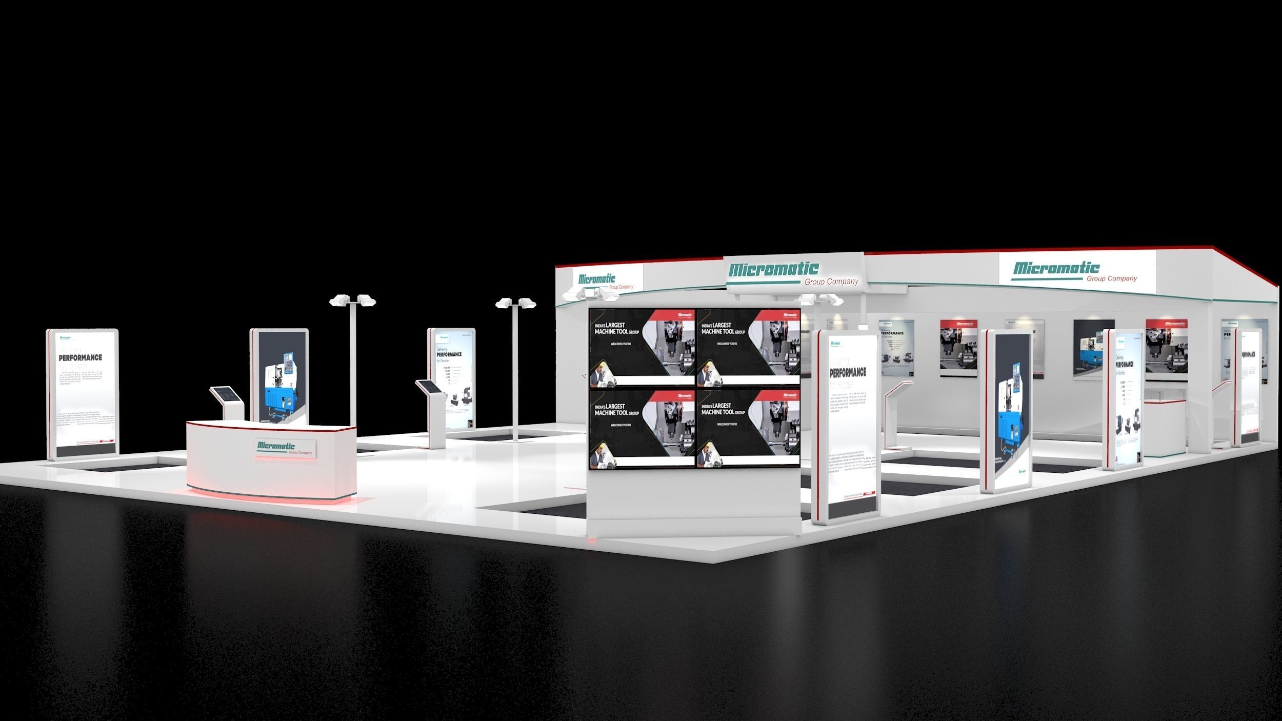 Exhibition Booth 3D model_1