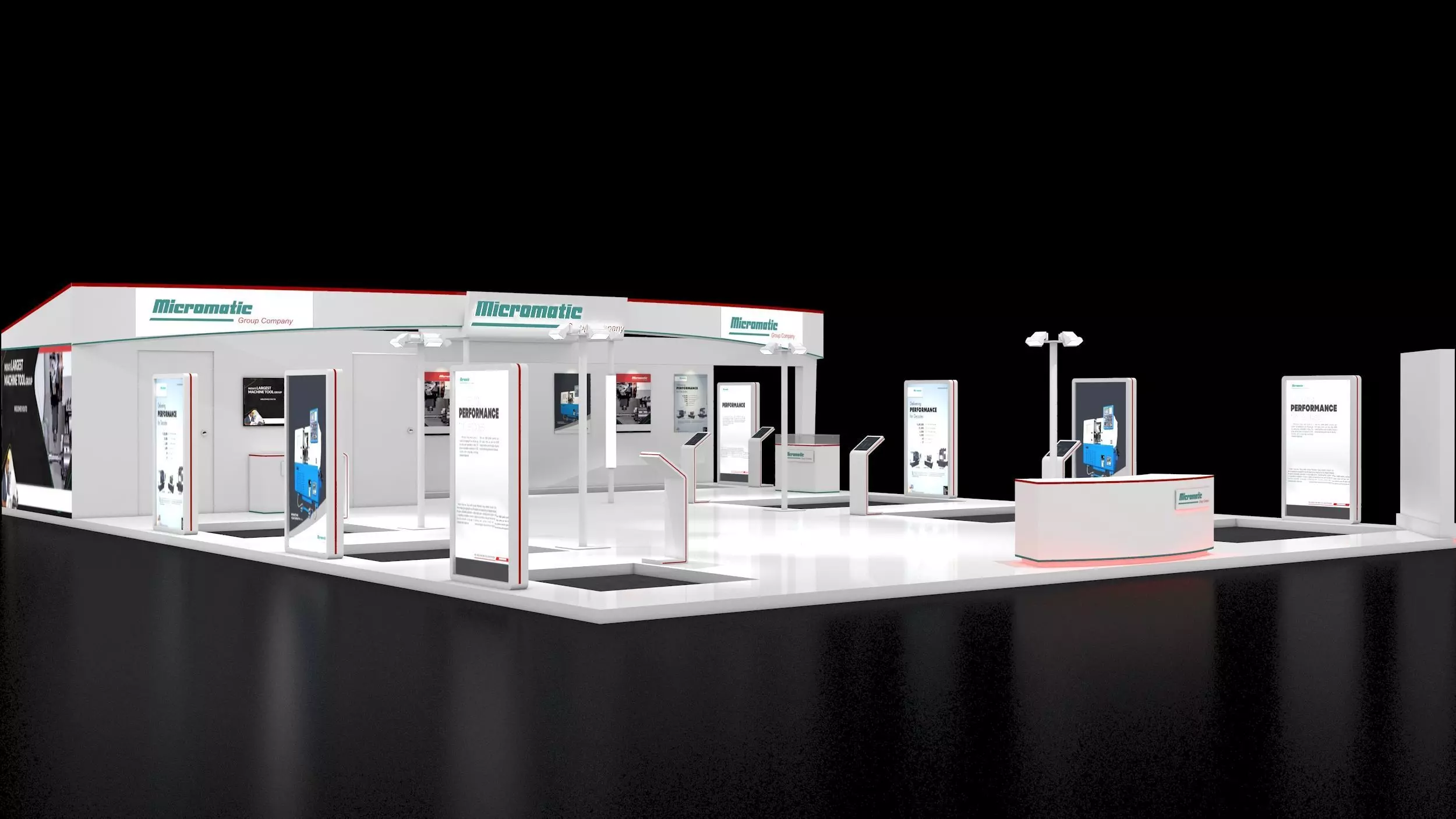 Exhibition Booth 3D model_0