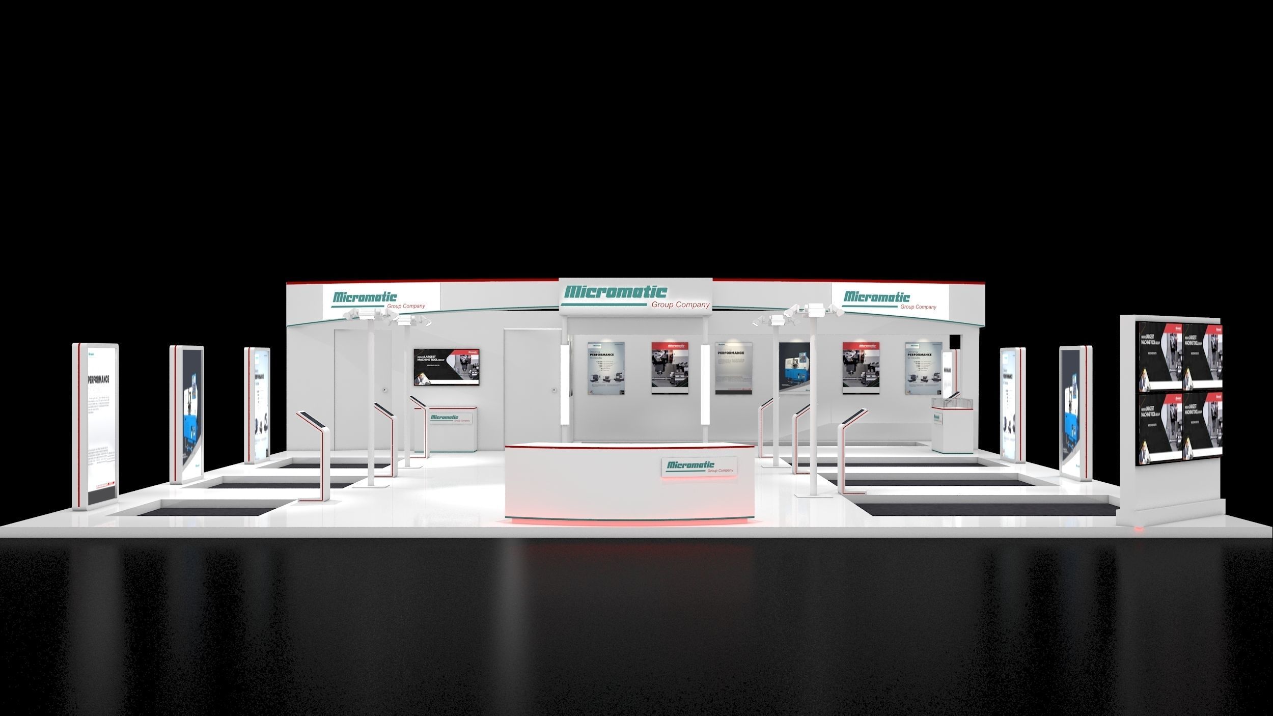 Exhibition Booth 3D model_2