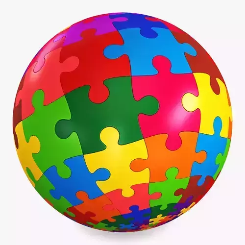 Colored Sphere Puzzle v 4