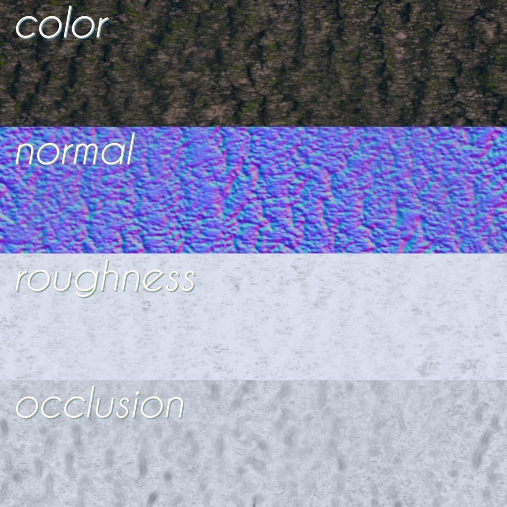 Larch Pine Tree Low-poly 3D model_18