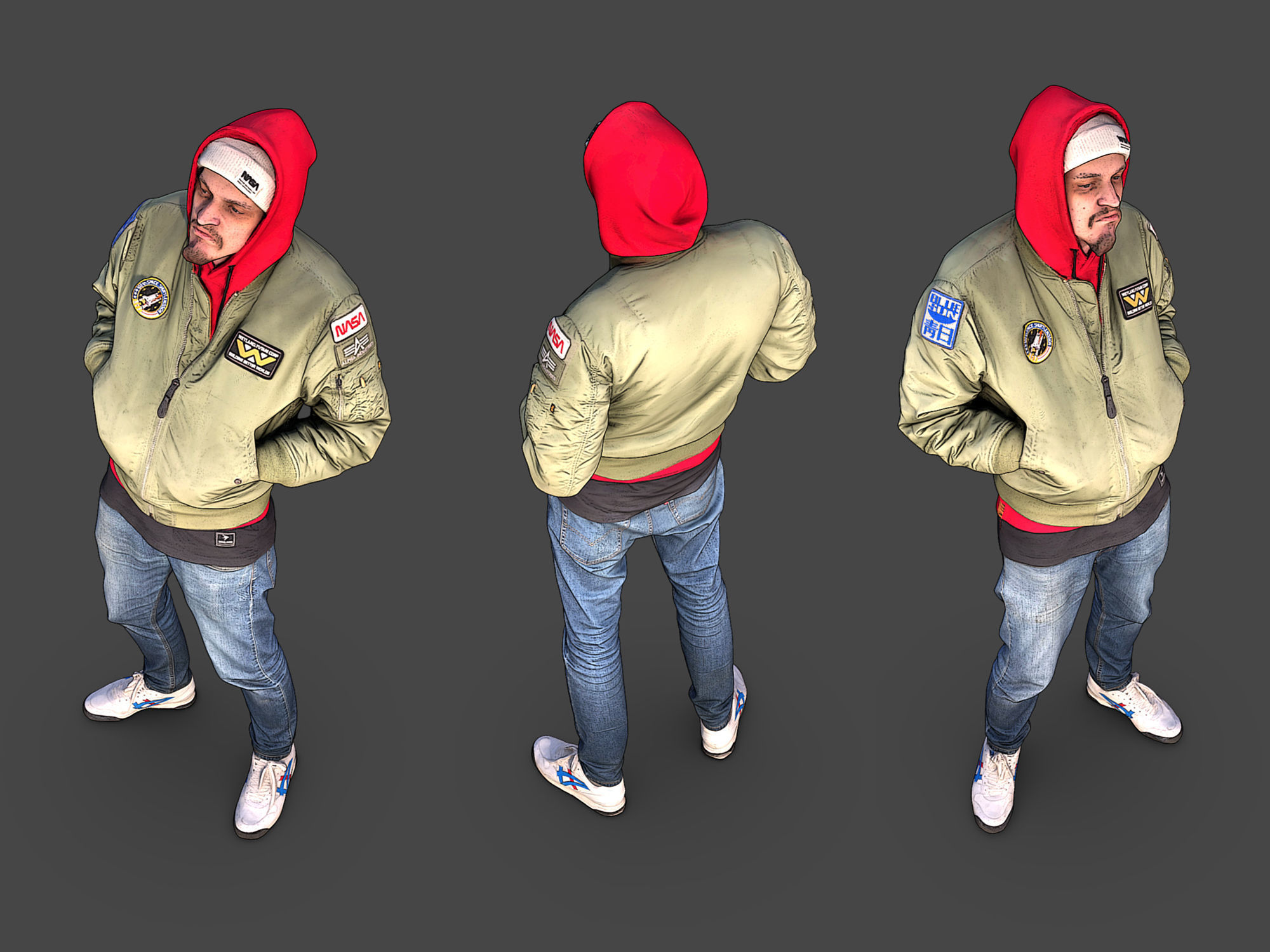 Stylized Man Character 3D model_3
