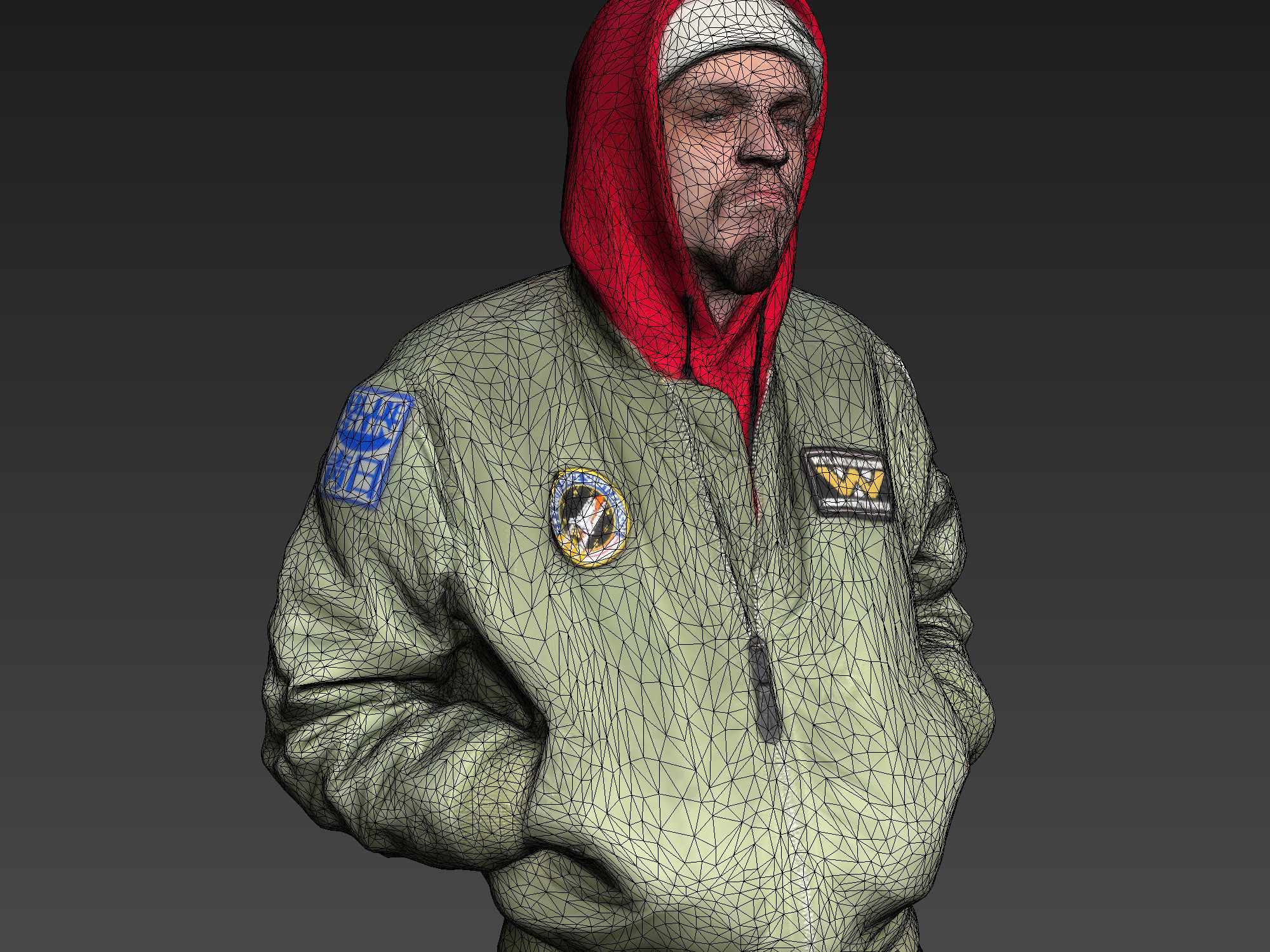 Stylized Man Character 3D model_6