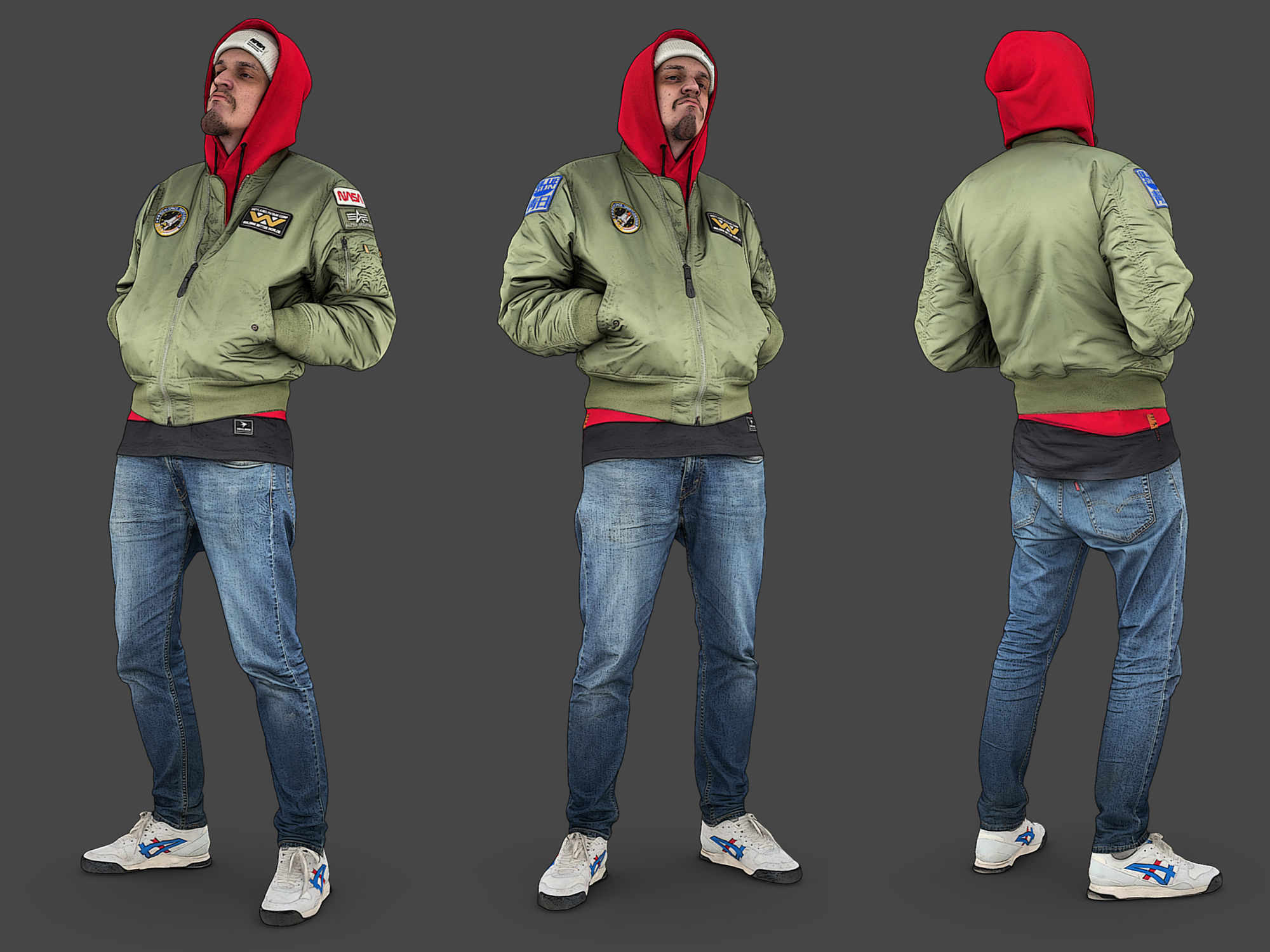 Stylized Man Character 3D model_5
