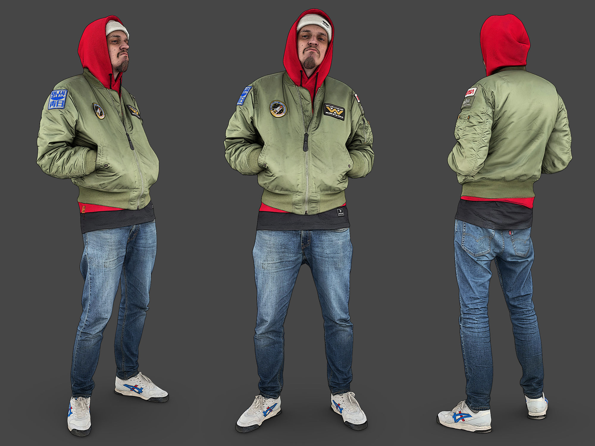 Stylized Man Character 3D model_1