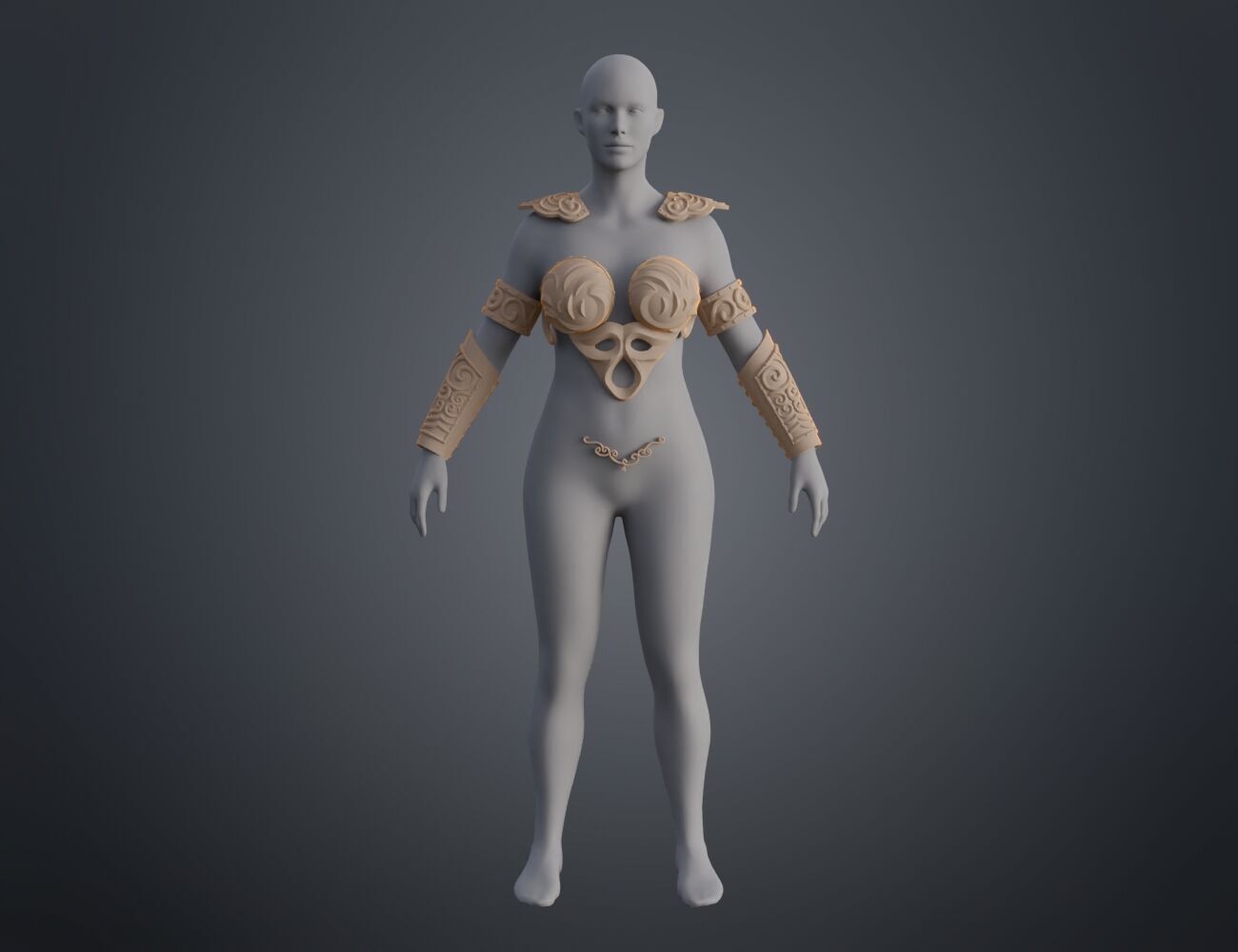 Xena - Warrior Princess cosplay armor 3D print model_8