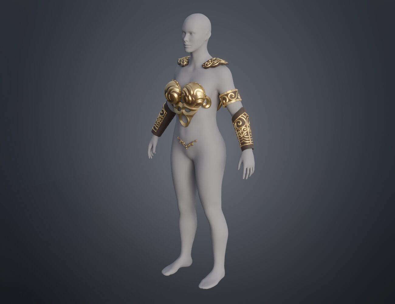 Xena - Warrior Princess cosplay armor 3D print model_2