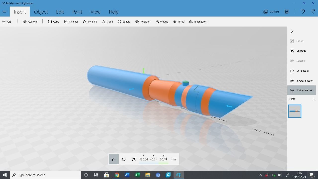 Star Wars Sariss Lightsaber Hilt 3D print model_4