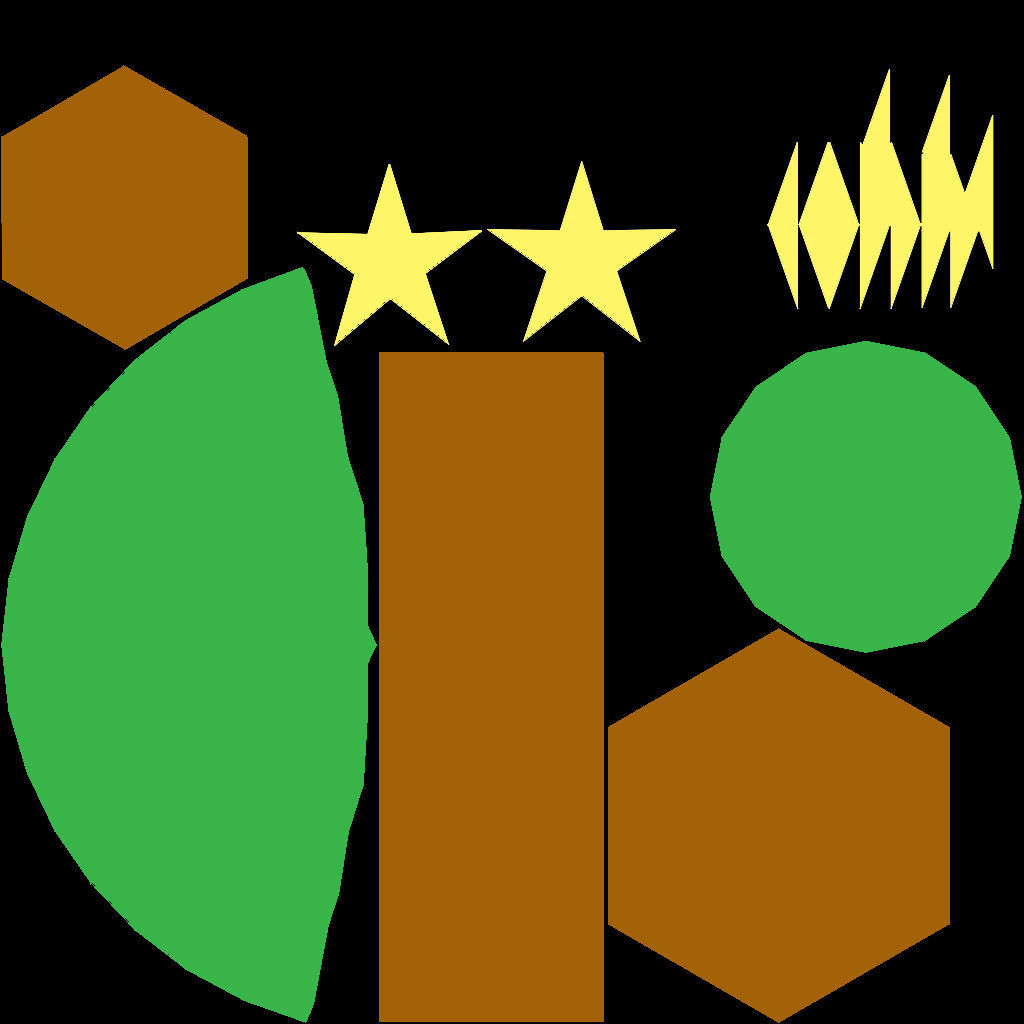 tree christmas 267 faces 3D model_2