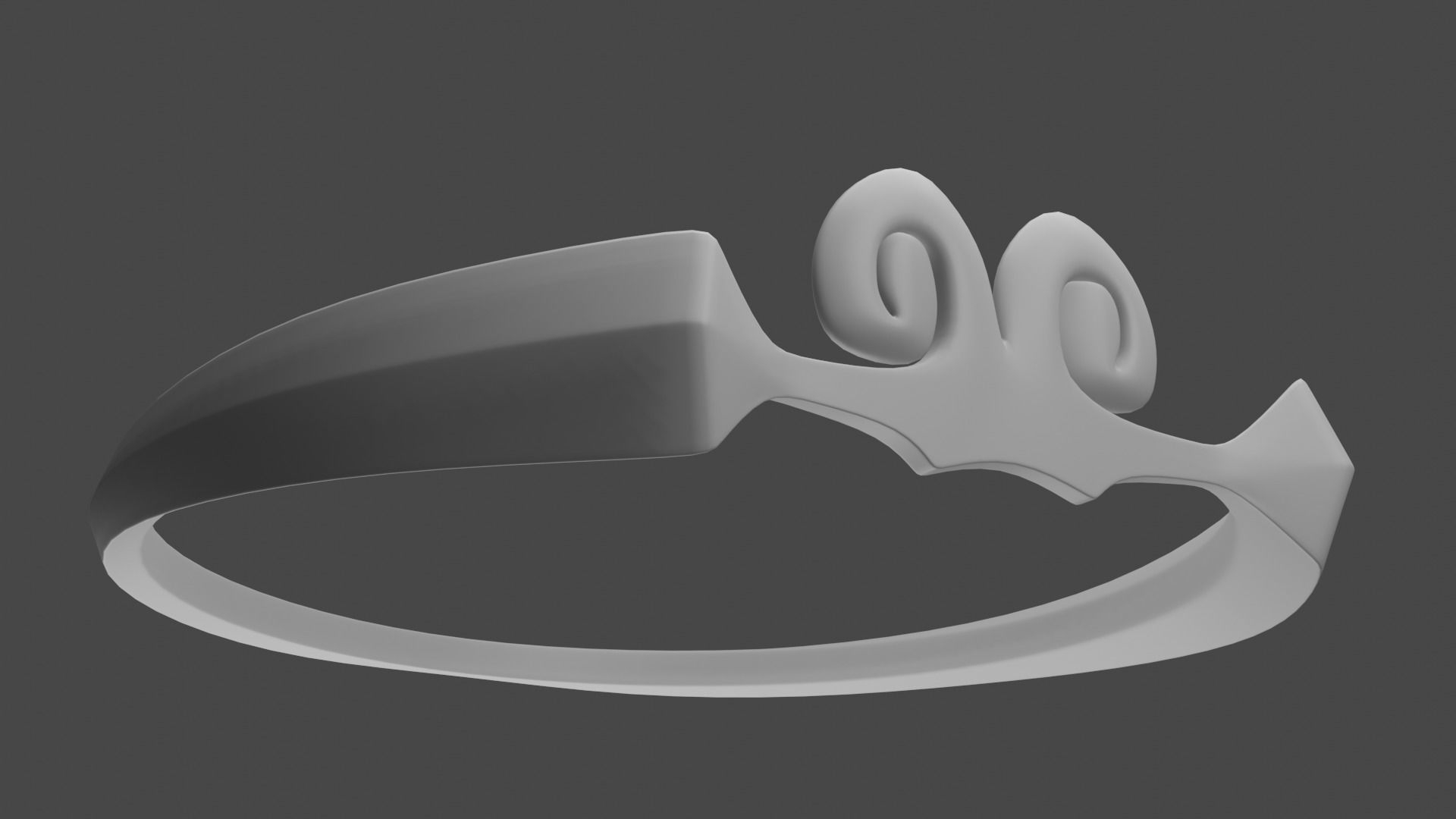 Loop of Binding Jin Mori Cosplay Head Crown 3d Print 3D print model_3