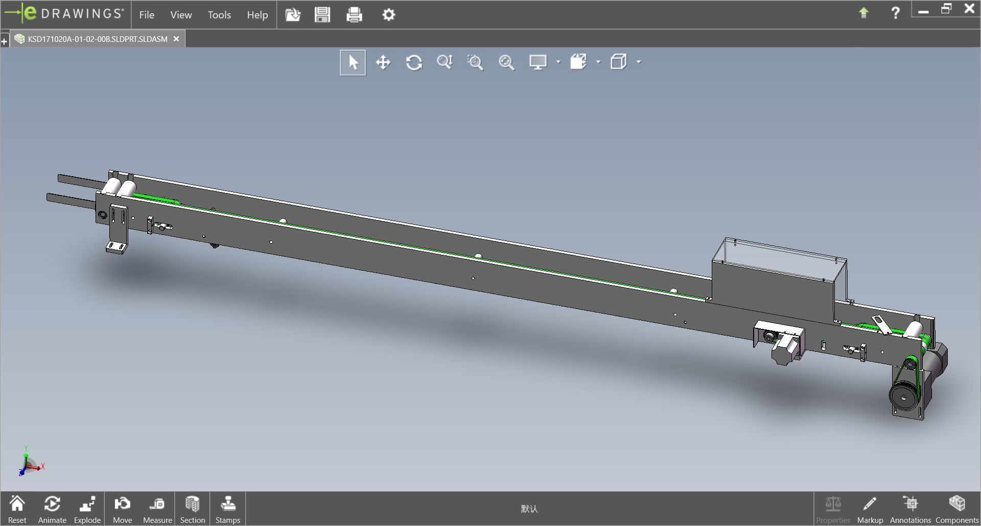 fully automatic -face mask machine 1 3D model_37