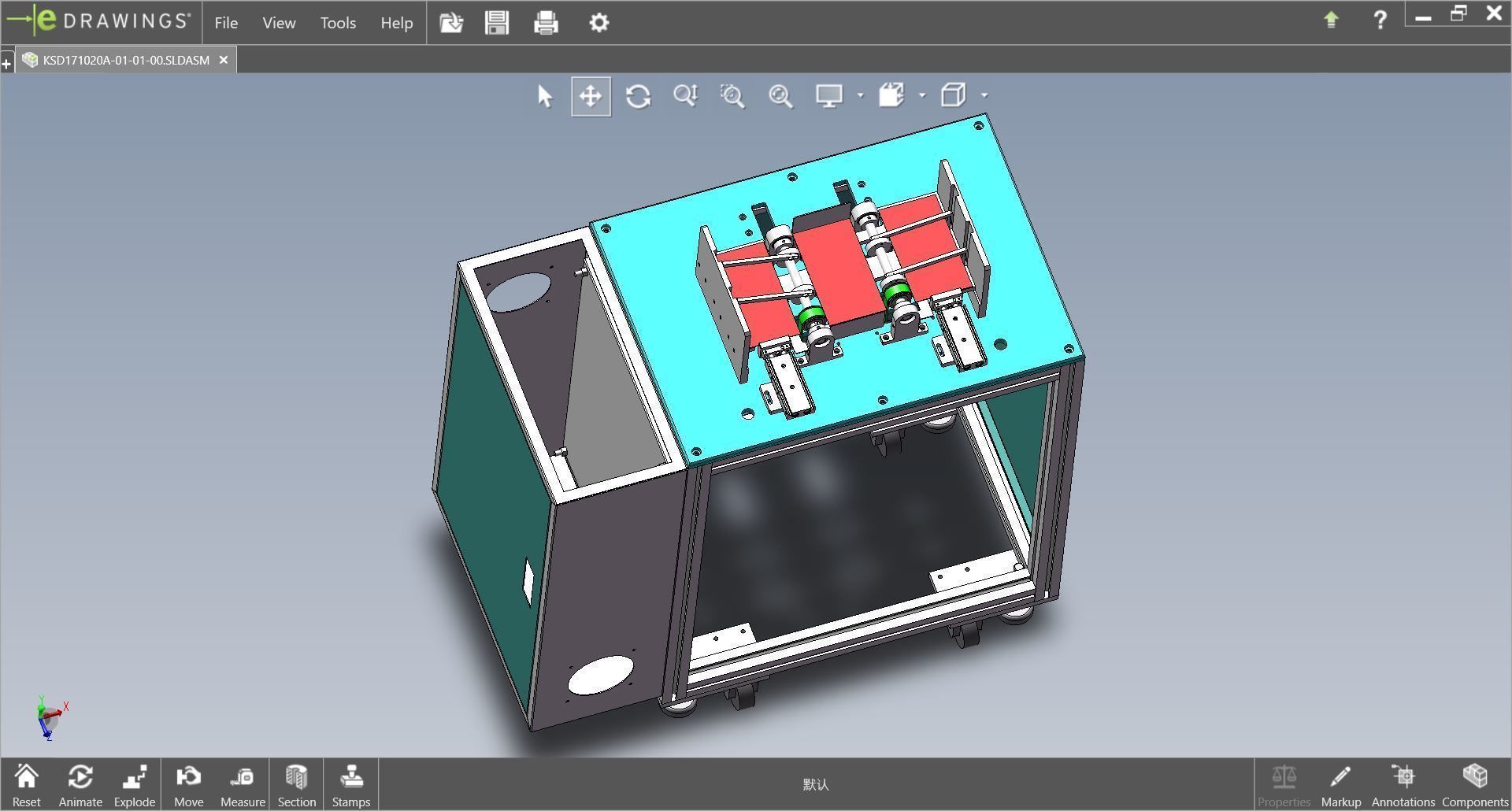 fully automatic -face mask machine 1 3D model_35
