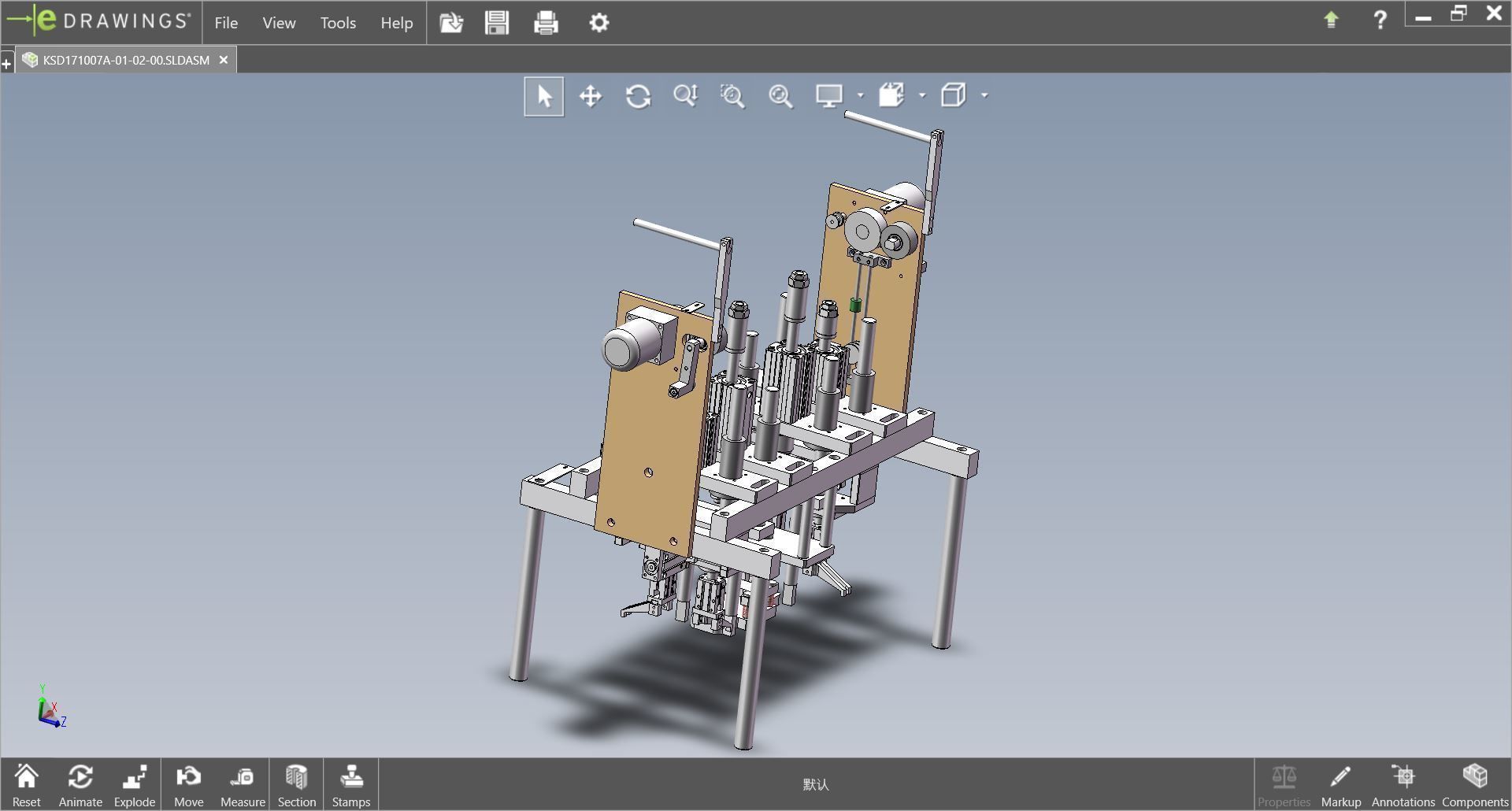fully automatic -face mask machine 1 3D model_28