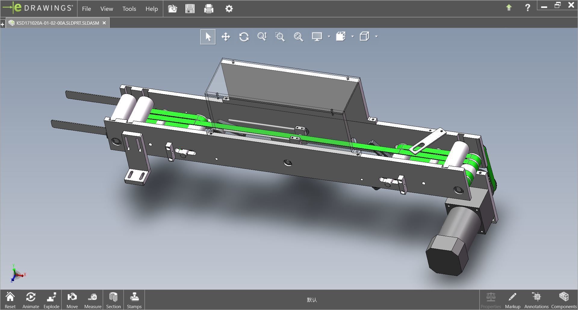 fully automatic -face mask machine 1 3D model_36