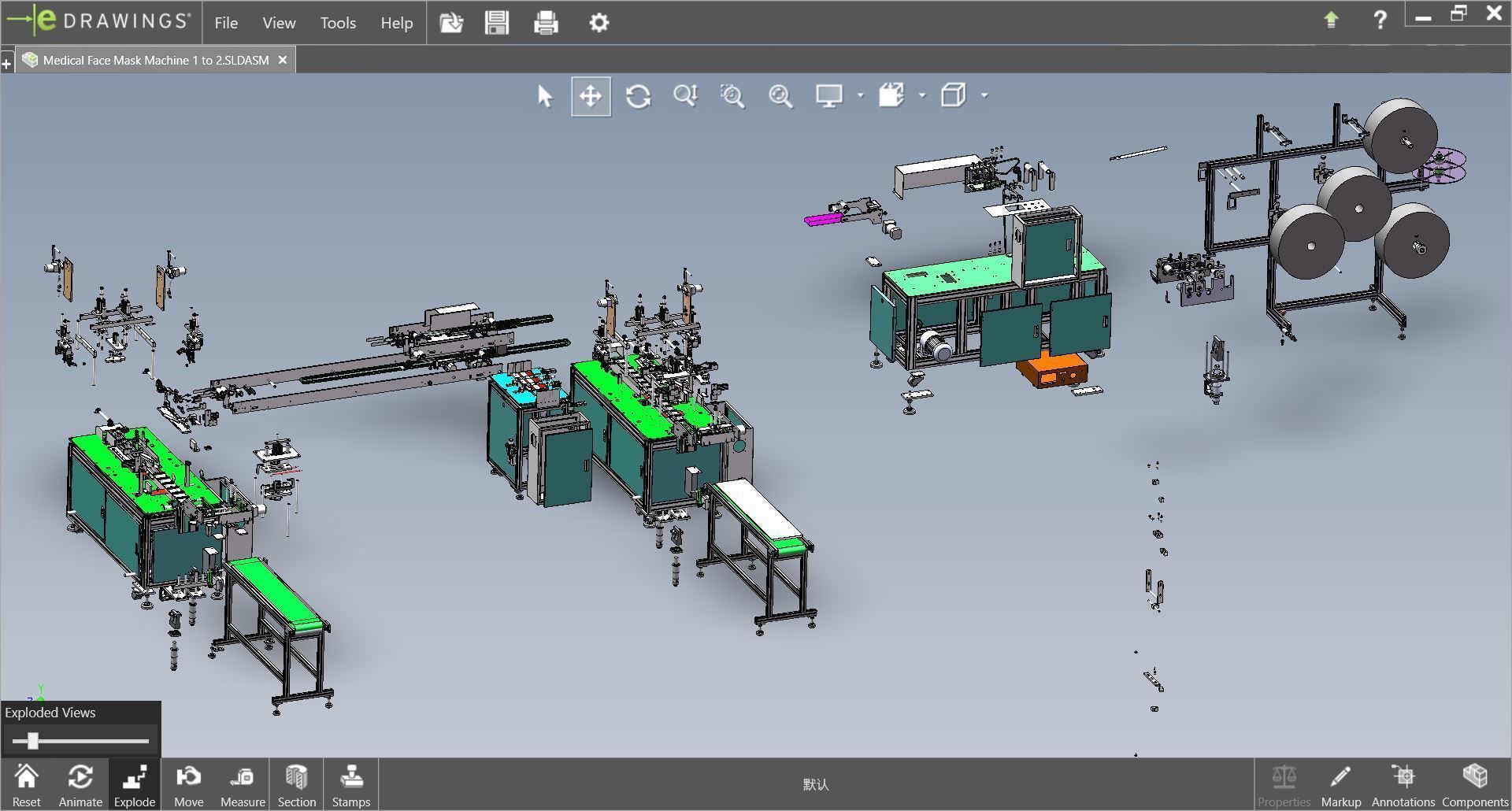 fully automatic -face mask machine 1 3D model_41