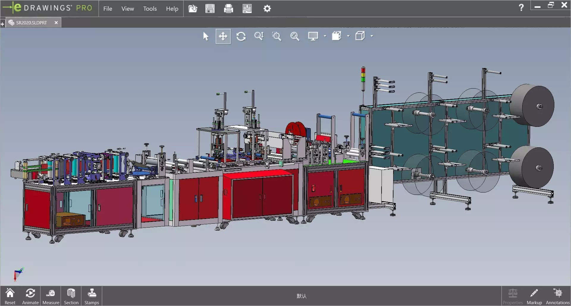 fully automatic -face mask machine 2 3D model_0