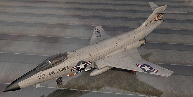 McDonnell F-101C Voodoo 3D model