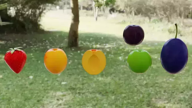 Plum Strawberry Apricot