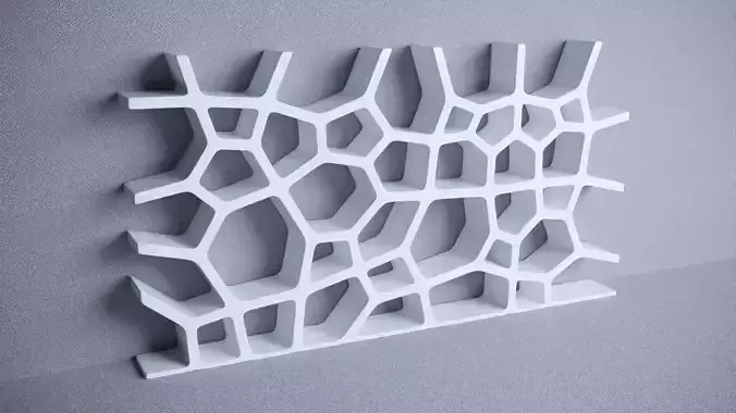 shelf maze made of plastic