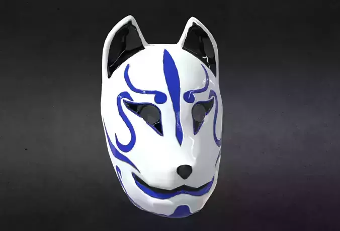 Japanese Kitsune Fox Mask