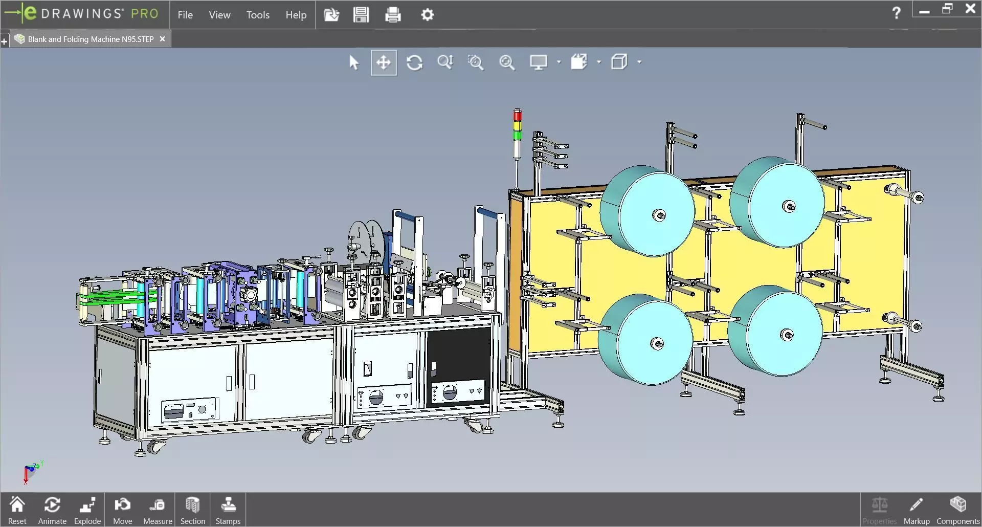 fully automatic -face mask machine 5 3D model_0