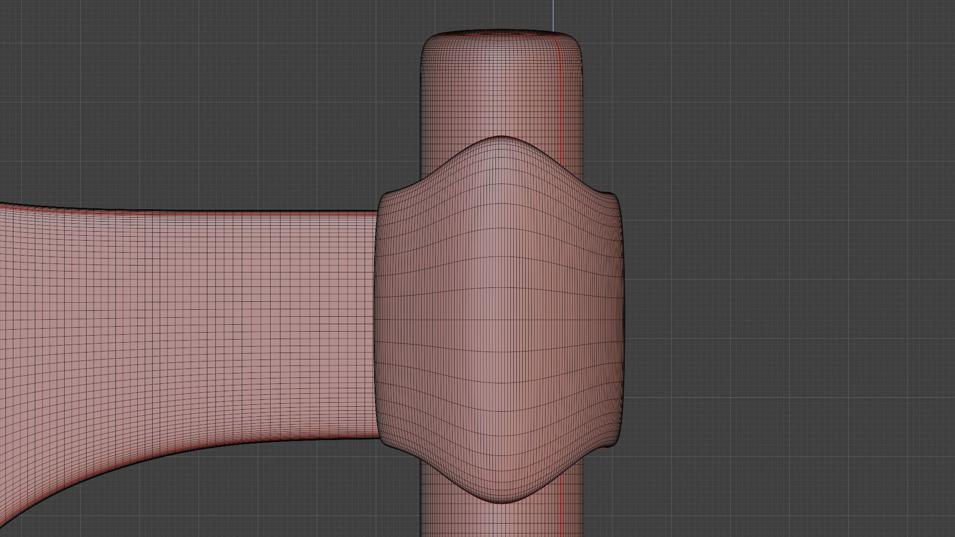 Medieval Axe 3D model_14