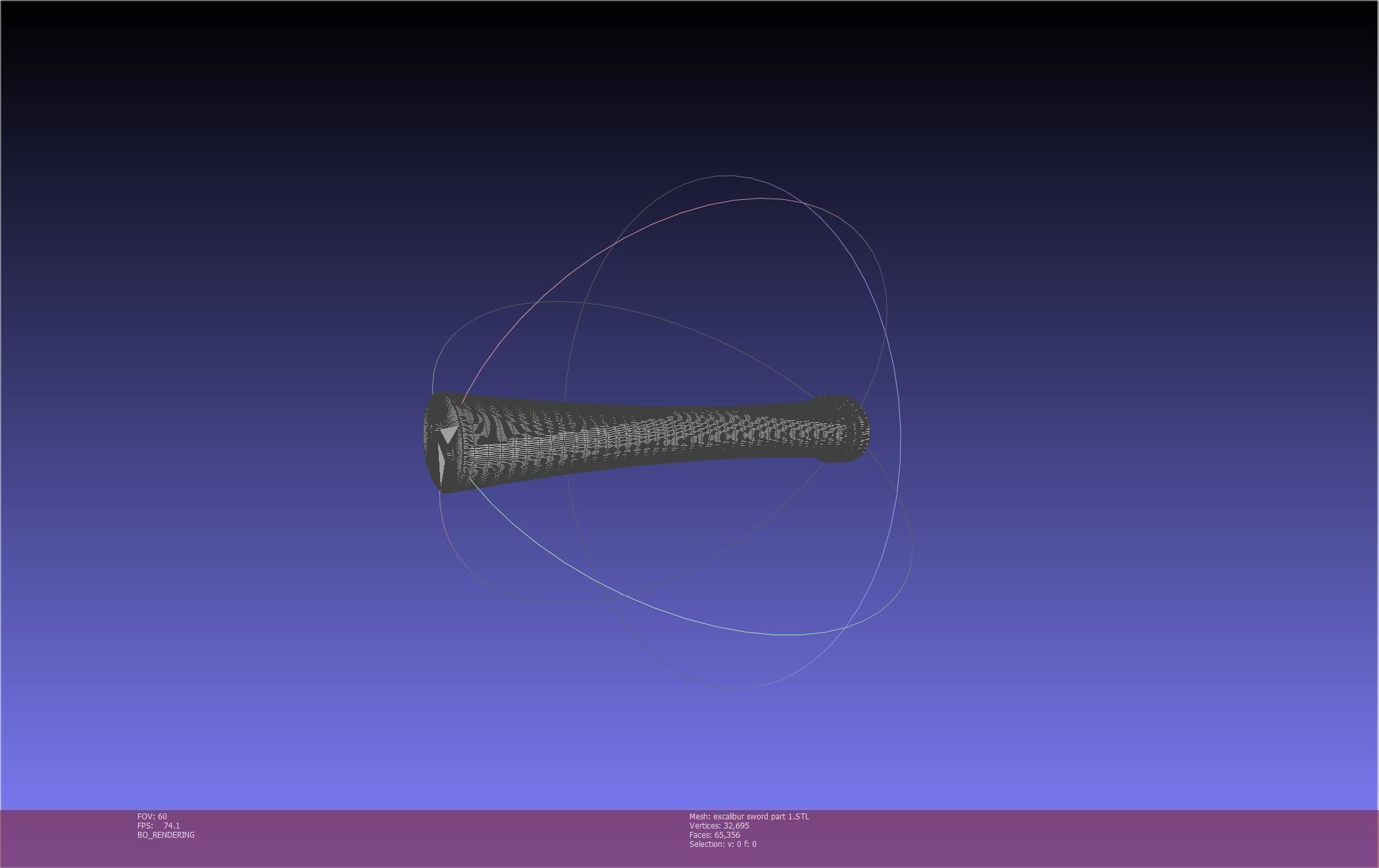 Fate Saber Excalibur Sword Printable Assembly 3D print model_121