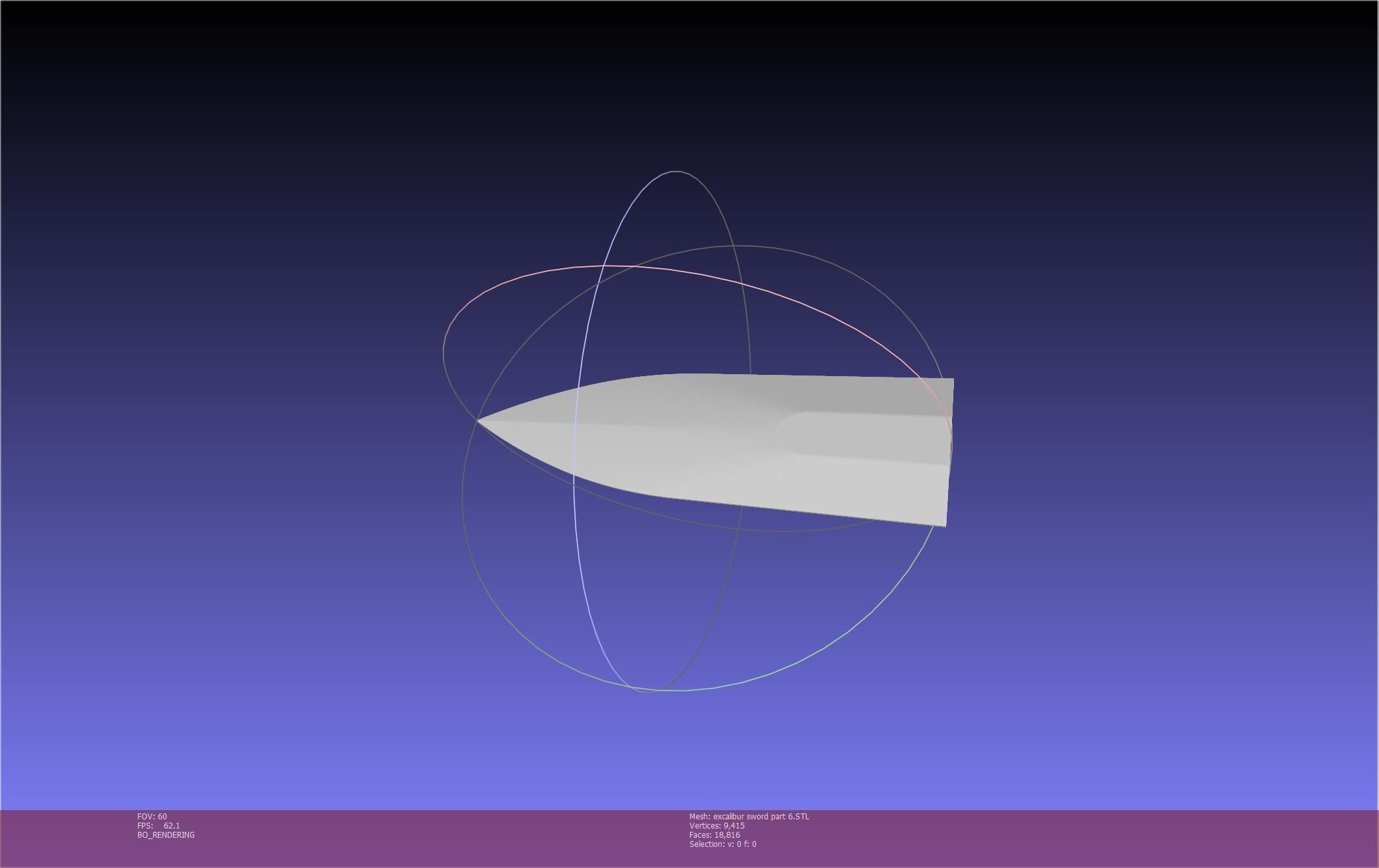 Fate Saber Excalibur Sword Printable Assembly 3D print model_137