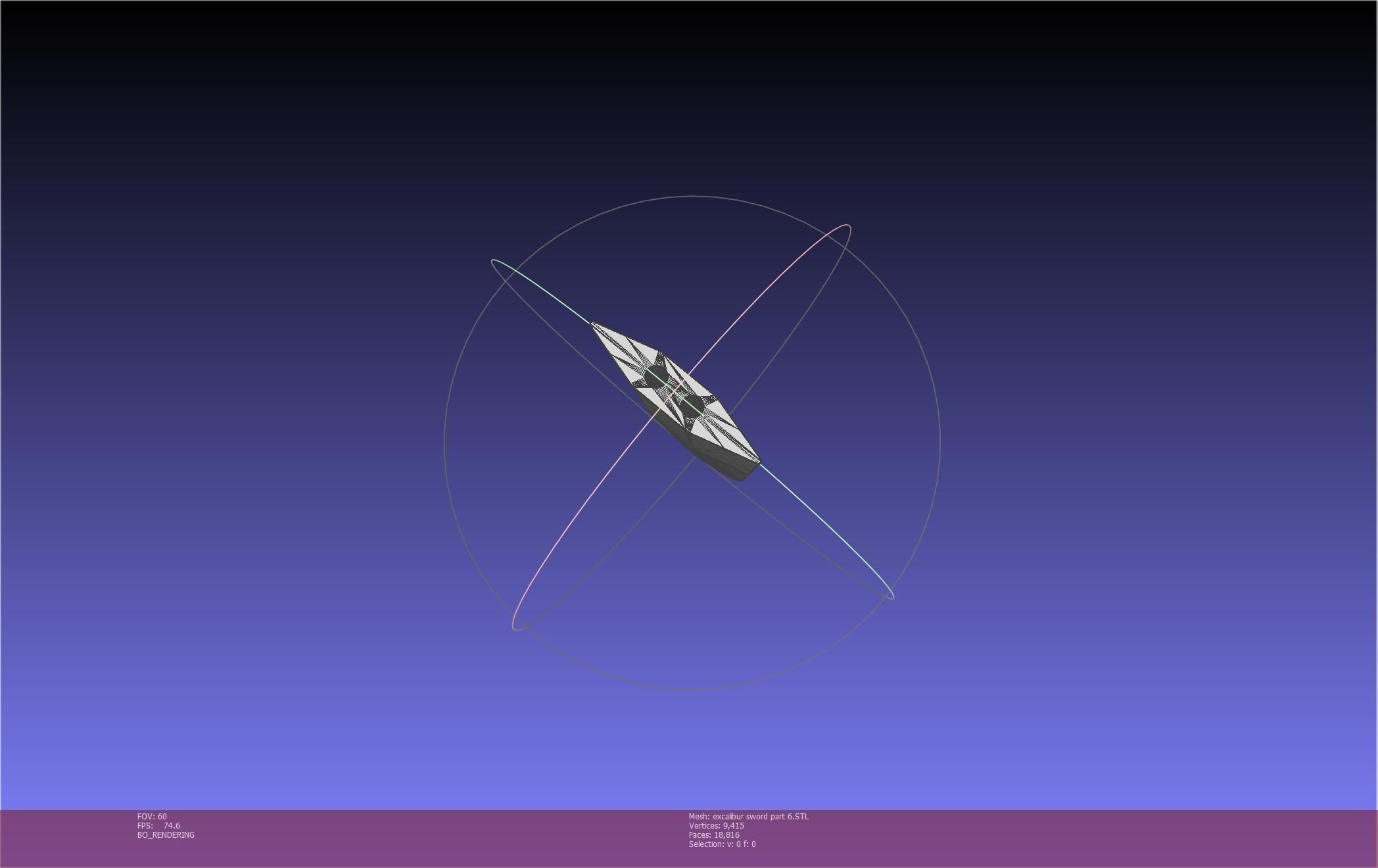 Fate Saber Excalibur Sword Printable Assembly 3D print model_145