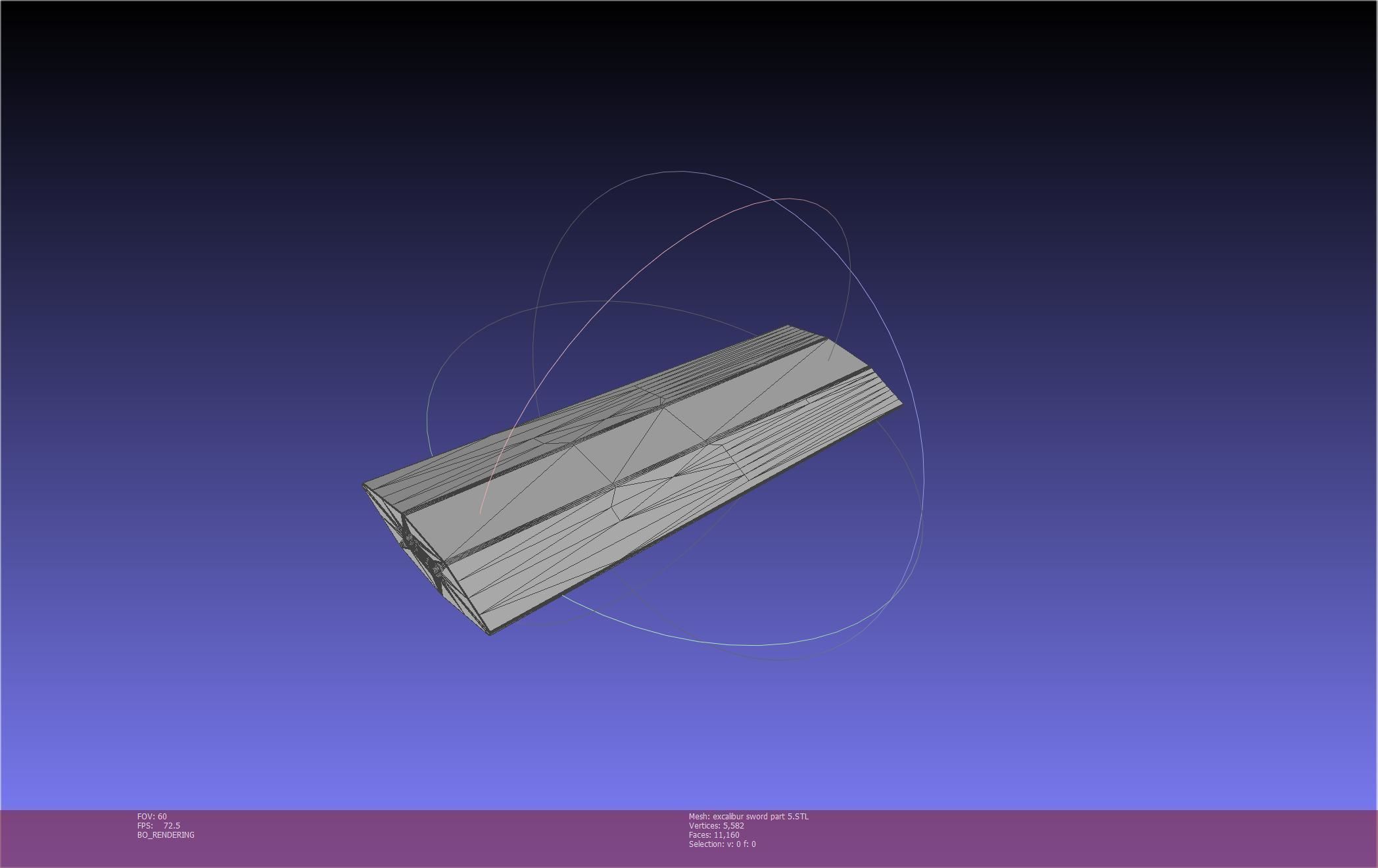 Fate Saber Excalibur Sword Printable Assembly 3D print model_131