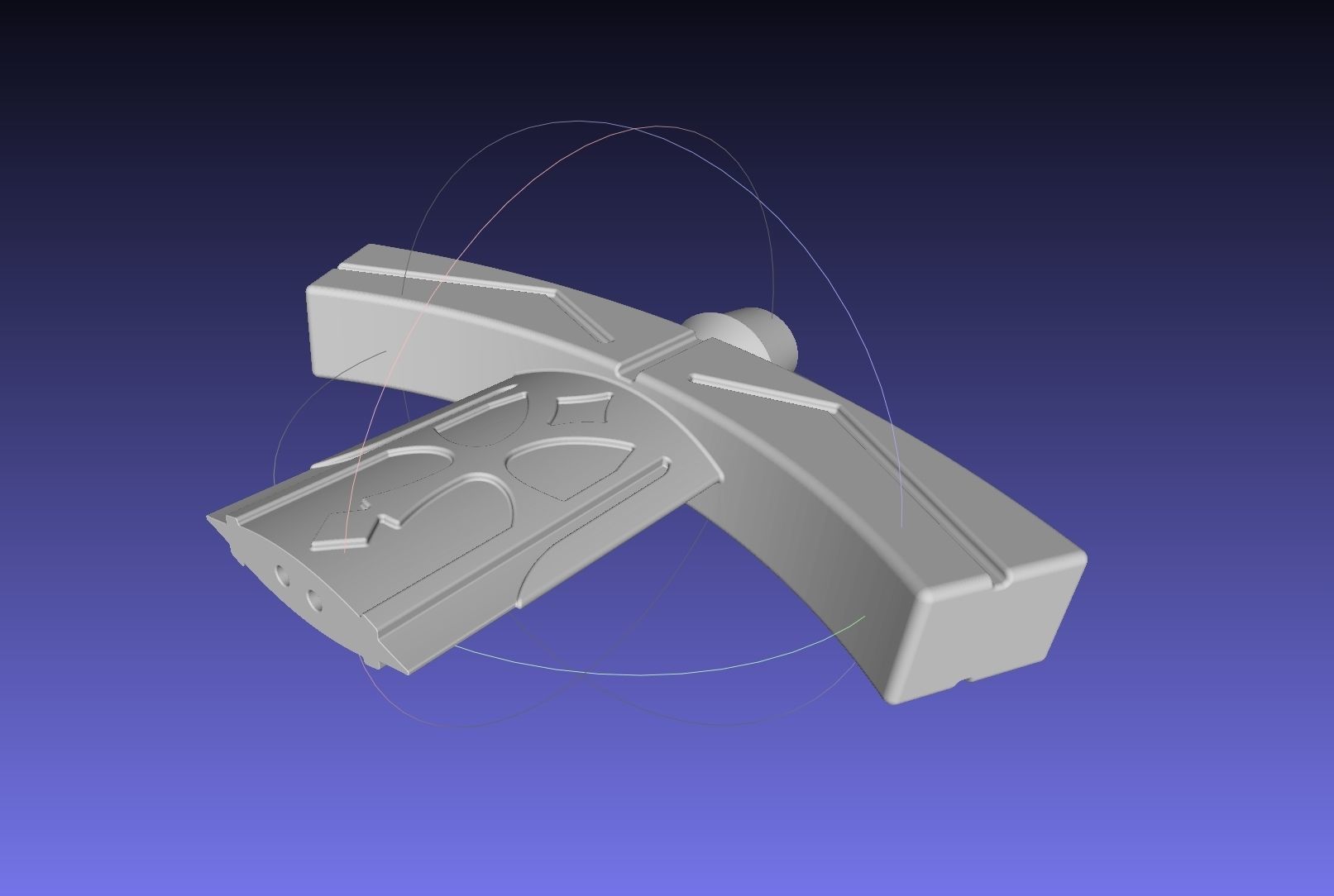 Fate Saber Excalibur Sword Printable Assembly 3D print model_4