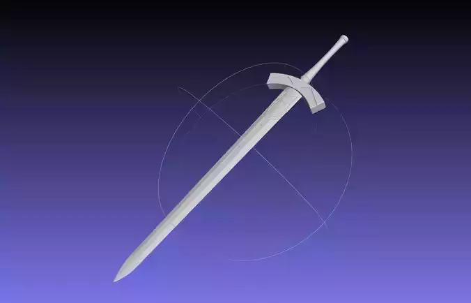 Fate Saber Excalibur Sword Printable Assembly 3D print model